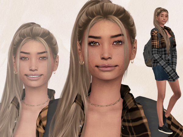 Sims 4 — Sasha Soto by grinchk7 — If you want the Sim to look the same as in the pictures you need to download all the CC