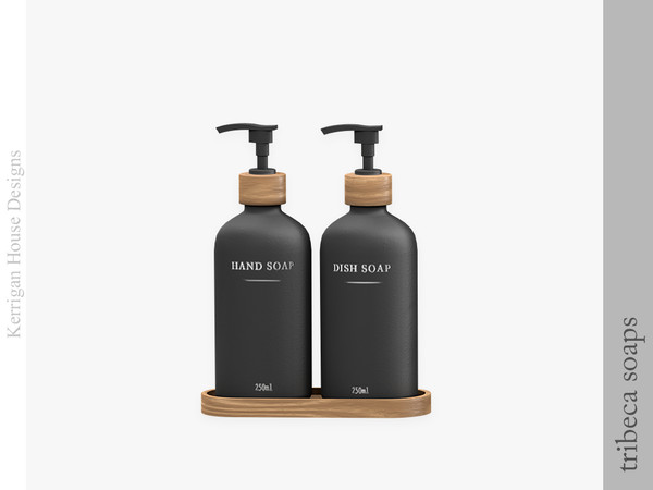 Sims 4 — Tribeca Soap Dispensers by kerriganhouse — Modern and minimalist kitchen decor perfect for a chic New York loft.