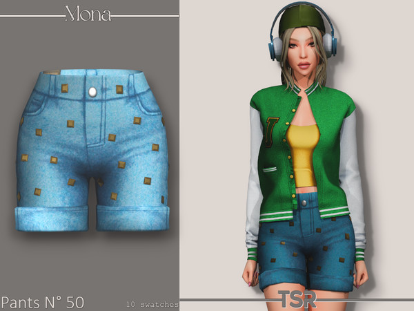 Sims 4 — Pants_50 by Mona — -New mesh-