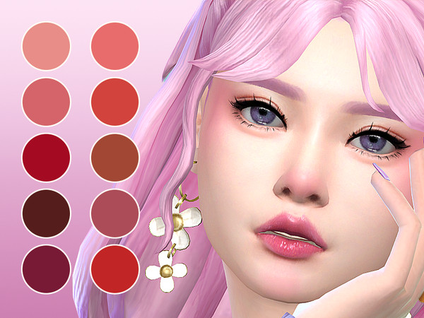 Sims 4 — High Blush by SugaryCutie — High Cheek Blush, 2 versions