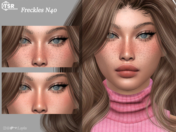 Sims 4 — Freckles N40 by Layla — Previews were made using HQ Mod
