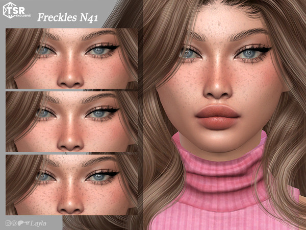 Sims 4 — Freckles N41 by Layla — Previews were made using HQ Mod