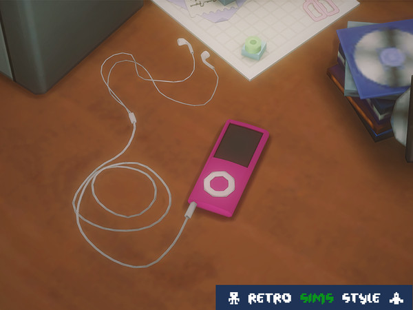 Sims 4 — MP3 player by darrmlk — MP3 player - a portable device that will be a stylish fit for the room of your character