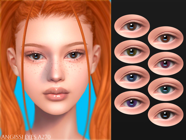 Sims 4 — EYES A270 by ANGISSI — PREVIEWS MADE USING HQ MOD Facepaint category