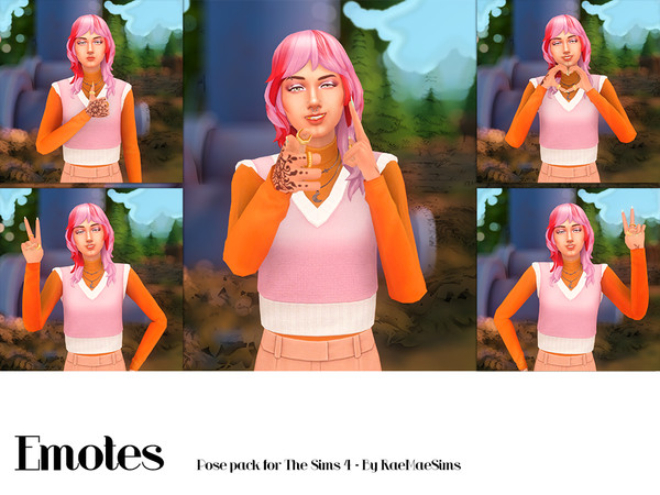 Sims 4 — [raemaesims] Emotes - Sims 4 Pose Pack by RaeMaeSims — A simple pose pack containing 5 different photo poses You