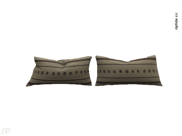 Sims 4 — Riptide CC Desert Clay Living Two-Seater Cushions by Riptidecc — A warm and grounded furniture collection