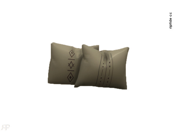 Sims 4 — Riptide CC Desert Clay Living Woven Cushion Single Seat by Riptidecc — A warm and grounded furniture collection