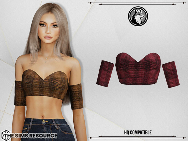 Sims 4 — Lara Top by ForLima — 6 Colors