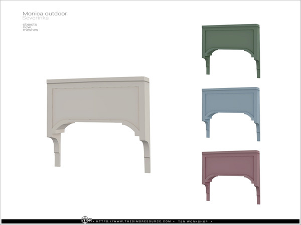 Sims 4 — Monica outdoor - stove hood SW by Severinka_ — A set of furniture and decor for decorating a kitchen or cooking