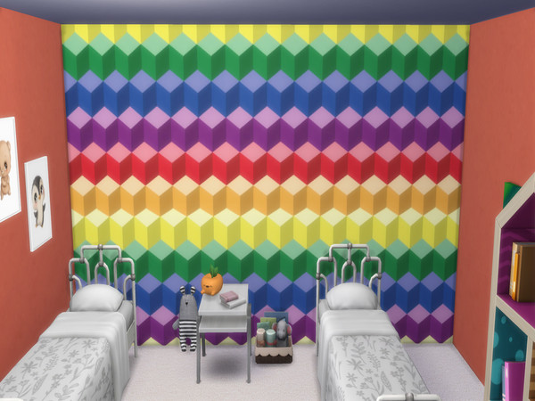 Sims 4 — Pride Month - Joy of Pride Walls by lavilikesims — 5 Walls for June Pride Month 2025