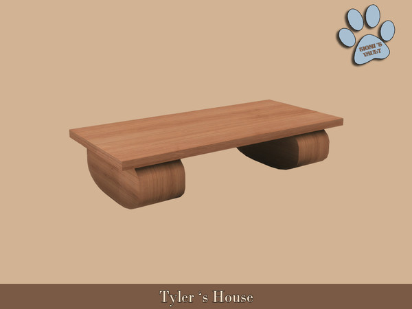 Sims 4 — Tyler's House - Coffee Table by siomisvault — Oh a beige living-room I love this colour for a house can be mixed
