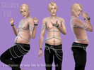 Sims 4 — Skinny Fat bodypreset by SSNL2 — A new soft body preset for male sims. Looks good with low-waisted pants and