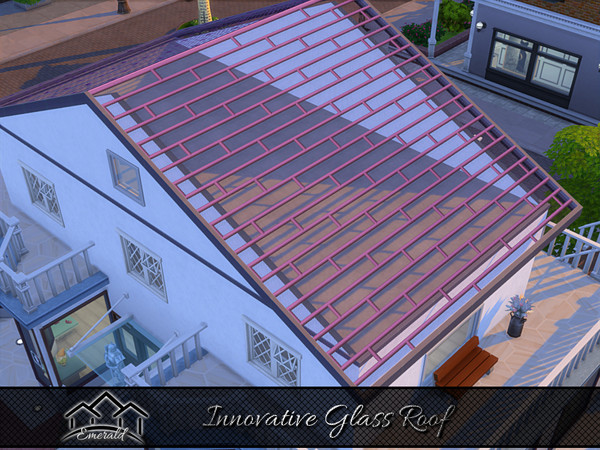 Sims 4 — Innovative Glass Roof 8 by Emerald — Innovative Glass Roofs are modern,luxurious and classy.