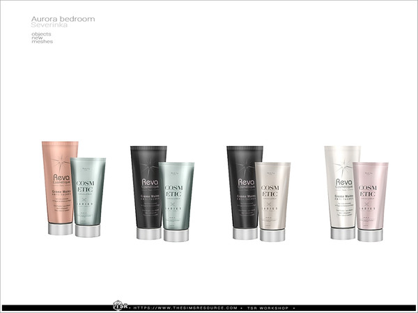 Sims 4 — Aurora bedroom - cosmetics by Severinka_ — Cosmetics From the set 'Aurora bedroom decor' Build / Buy category: