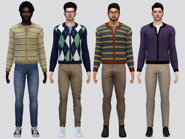 Sims 4 — Seventys Sweatshirt by McLayneSims — TSR EXCLUSIVE