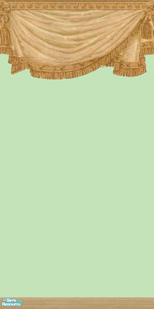 Sims 2 — NK Swags - Greens - Light Green by MoMama — A nice tan swag on Light Green.