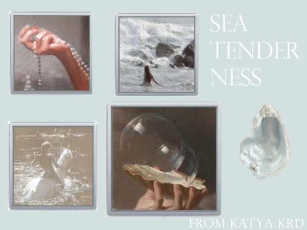 Sims 4 — Marine Tenderness by KatyaKRD — Marine paintings by Katya KRD