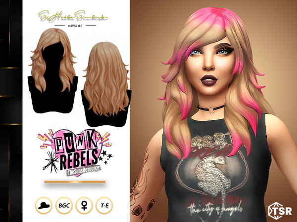 Sims 4 — Luna Hairstyle by sehablasimlish — Hope you like it and enjoy it. Maxis Match