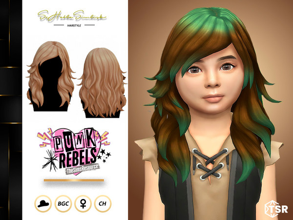 Sims 4 — Luna Hairstyle for Children by sehablasimlish — Maxis Match