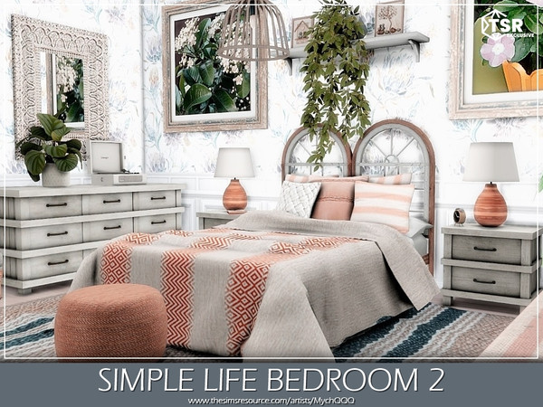 Sims 4 — Simple Life Bedroom 2 by MychQQQ — Value: $ 6,733