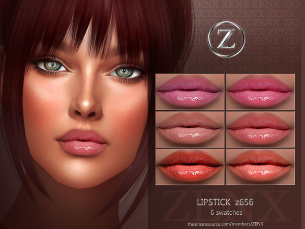 Sims 4 — LIPSTICK Z656 by ZENX — Base Game