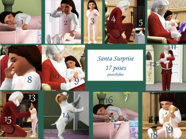 Sims 3 — Santa's Surprise Gift by jessesue2 — Santa is trying to leave a puppy as a gift for a toddler, but the puppy is