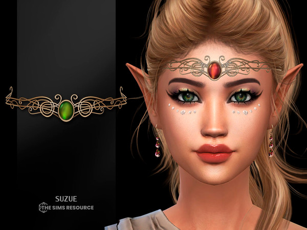 Sims 4 — Fantasy Circlet by Suzue — New Mesh (Suzue)
