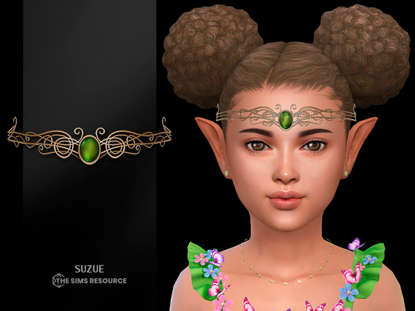 Sims 4 — Fantasy Circlet Child by Suzue — New Mesh (Suzue)