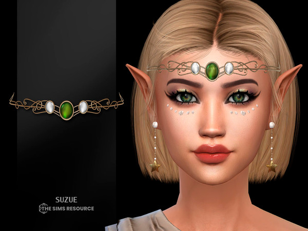 Sims 4 — Fantasy V2 Circlet by Suzue — New Mesh (Suzue)