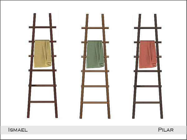 Sims 4 — Pilar Ismael DecoFloor by Pilar — Bathroom furniture in exotic woods