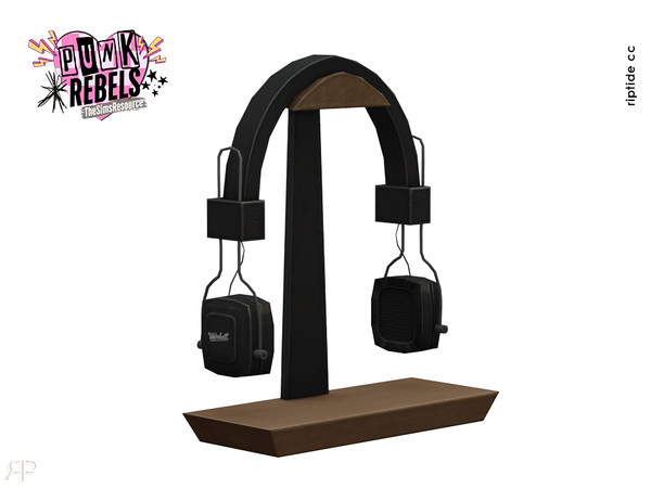 Sims 4 — Riptide CC Anarchy Room Set Headphones by Riptidecc — Loud, gritty, and unapologetic Anarchy Room Set is a