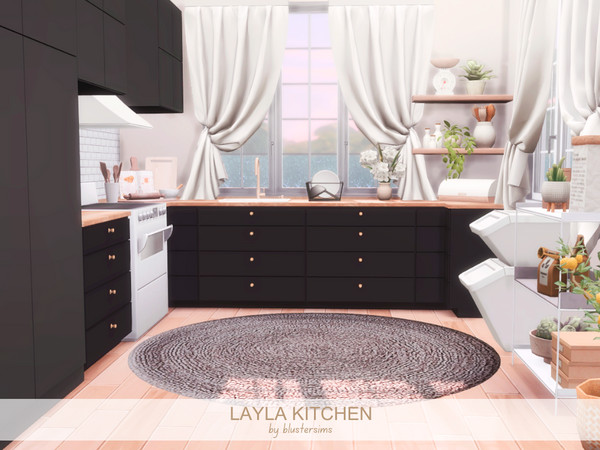 Sims 4 — Layla kitchen by BlusterSims — Size: 6x9