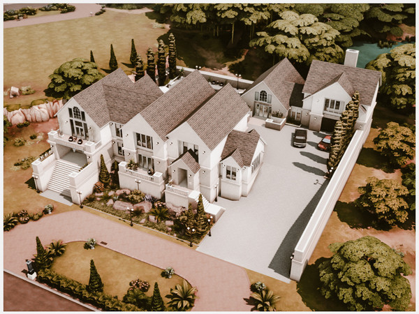 Sims 4 — MM. Family Mansion 5 by Merin_Martini — My Sims 4 lots some are inspired from random pictures that I found on