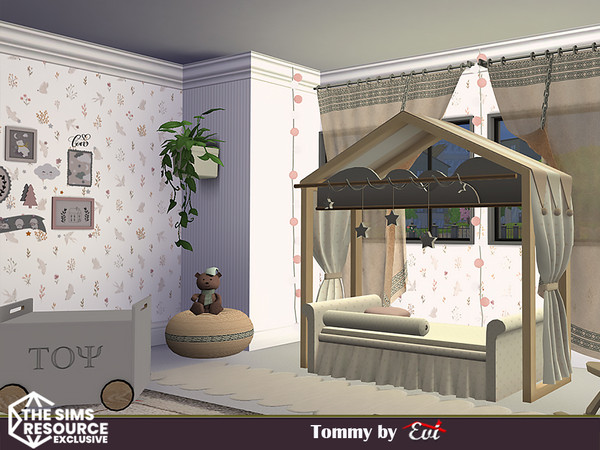 Sims 4 — Tommy by evi — A nursery comfortable for both mama and baby