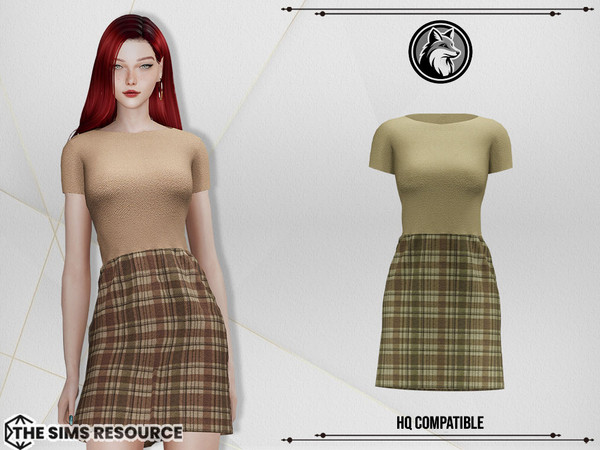 Sims 4 — Fiona Dress by ForLima — 4 Colors