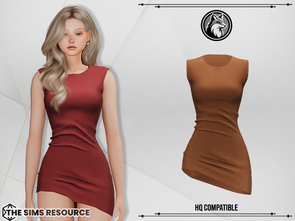 Sims 4 — Nala Dress by ForLima — 6 Colors