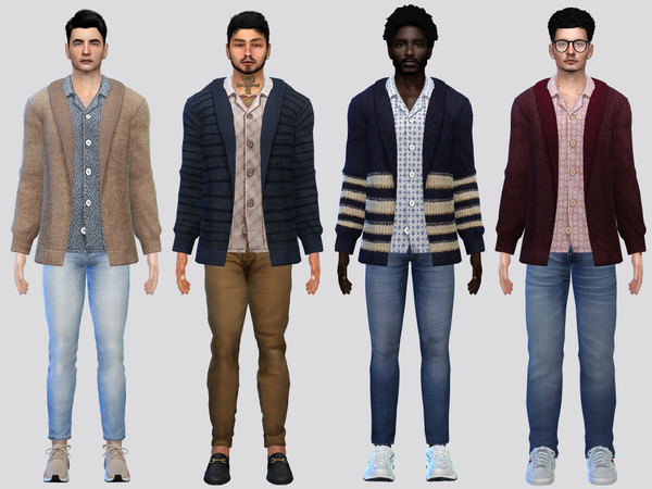 Sims 4 — Gent Sweater by McLayneSims — TSR EXCLUSIVE