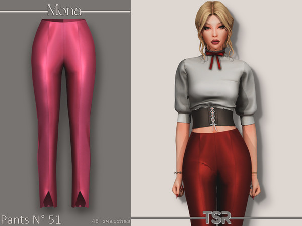 Sims 4 — Pants_51 by Mona — -New mesh-
