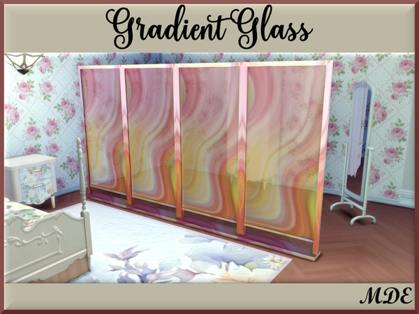 Sims 4 — MDE-Divider Set-Gradient Glass by MDE — Another decoration for your home: Room Dividers. These dividers will be