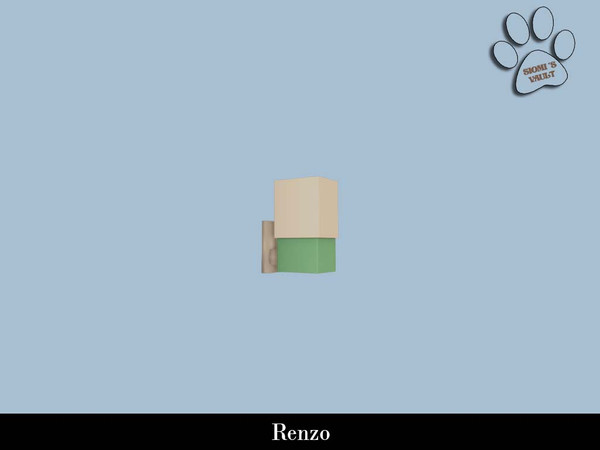 Sims 4 — Renzo - Wall Lighting by siomisvault — Hello out there! I hope you like my new set Renzo you'll find different