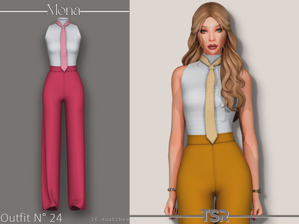 Sims 4 — Outfit_24 by Mona — -New mesh-