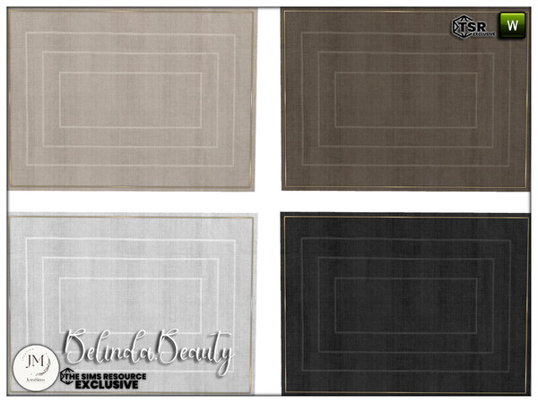 Sims 4 — Jomsims Belinda beauty rugs by jomsims — Belinda Beauty Set for your Sims