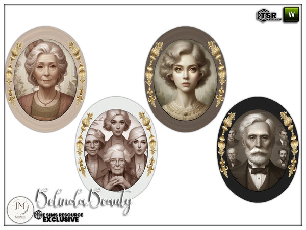 Sims 4 — Jomsims Belinda beauty wall paintings2 by jomsims — Belinda Beauty Set for your Sims