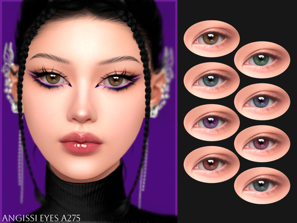 Sims 4 — EYES A275 by ANGISSI — PREVIEWS MADE USING HQ MOD Facepaint category