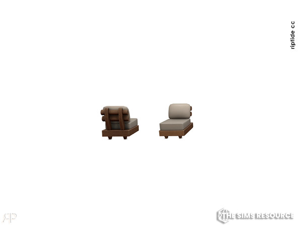 Sims 4 — Riptide CC- Solmar Outdoor Lounge Chair by Riptidecc — Inspired by sun drenched coastal terraces and