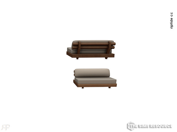 Sims 4 — Riptide CC- Solmar Outdoor Lounge Solmar Loveseat by Riptidecc — Inspired by sun drenched coastal terraces and