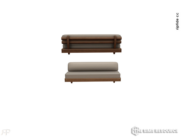 Sims 4 — Riptide CC- Solmar Outdoor Lounge Solmar Sofa by Riptidecc — Inspired by sun drenched coastal terraces and