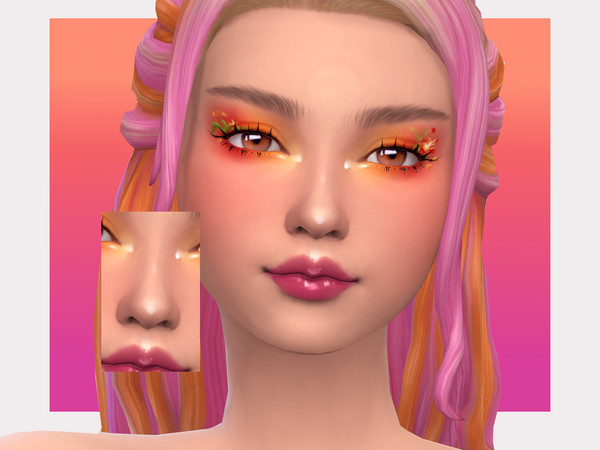 Sims 4 — Daylily Highlighter by Sagittariah — base game compatible, 4 swatches, properly tagged, enabled for all occults,