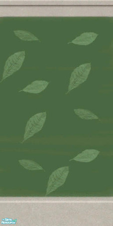 Sims 2 — Green Leaf Wall by jjbdcb — A very nice green leaf wallpaper for your Sims.