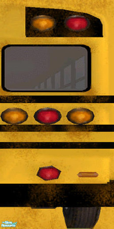 Sims 2 — Yellow Bus Living Panel15 by DOT — Yellow Bus Living Panel15 Yellow Bus Living. Roof Meshes by FA Cyclonesue.